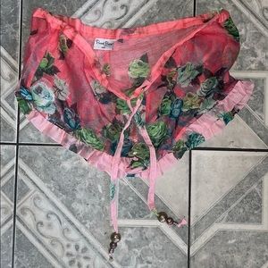 see through cover up for the beach